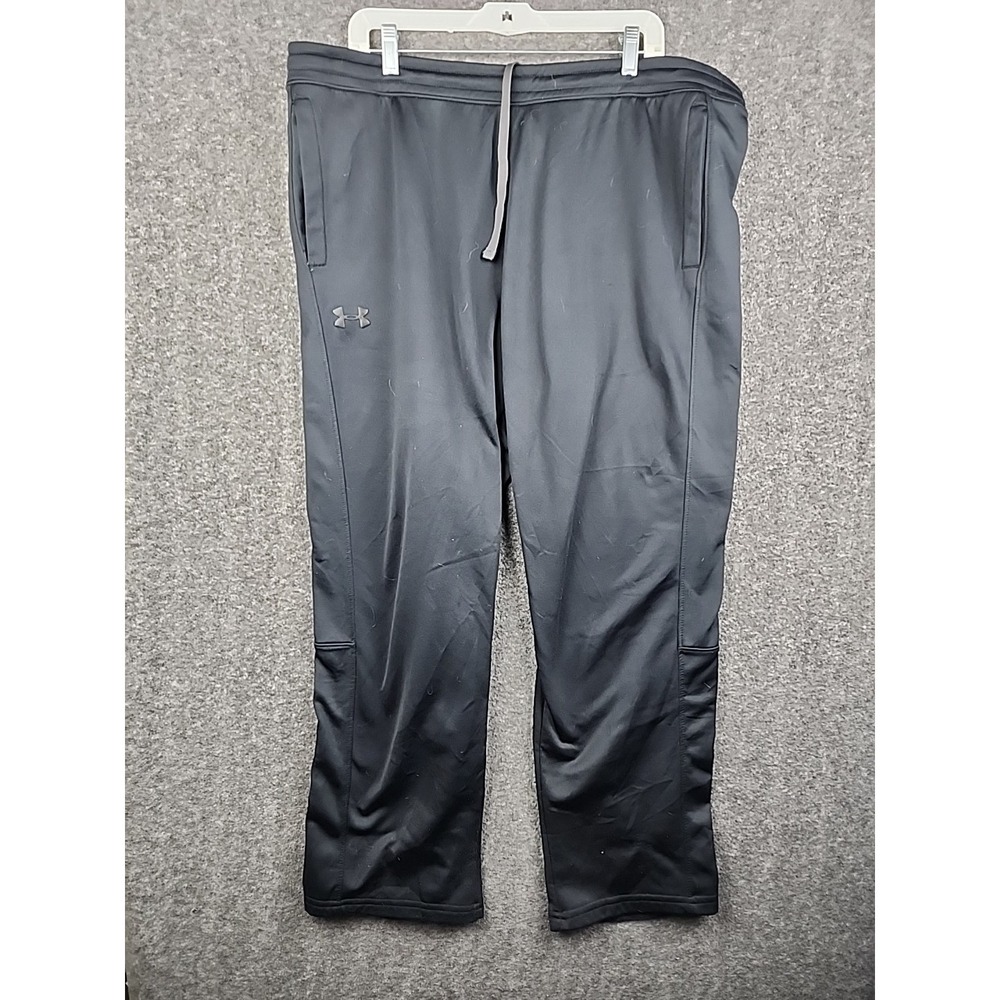 Under Armour Training Pant Coldgear Fleece Loose Mens‎ 2XL Black Tapered Jogger